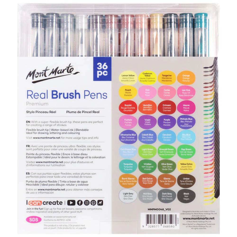 Real Brush Pens Premium 36pc - Image 5