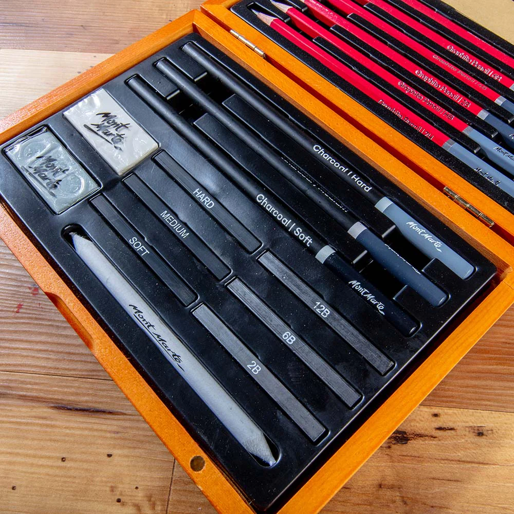Sketching Set in Wooden Box Signature 20pc - Image 7
