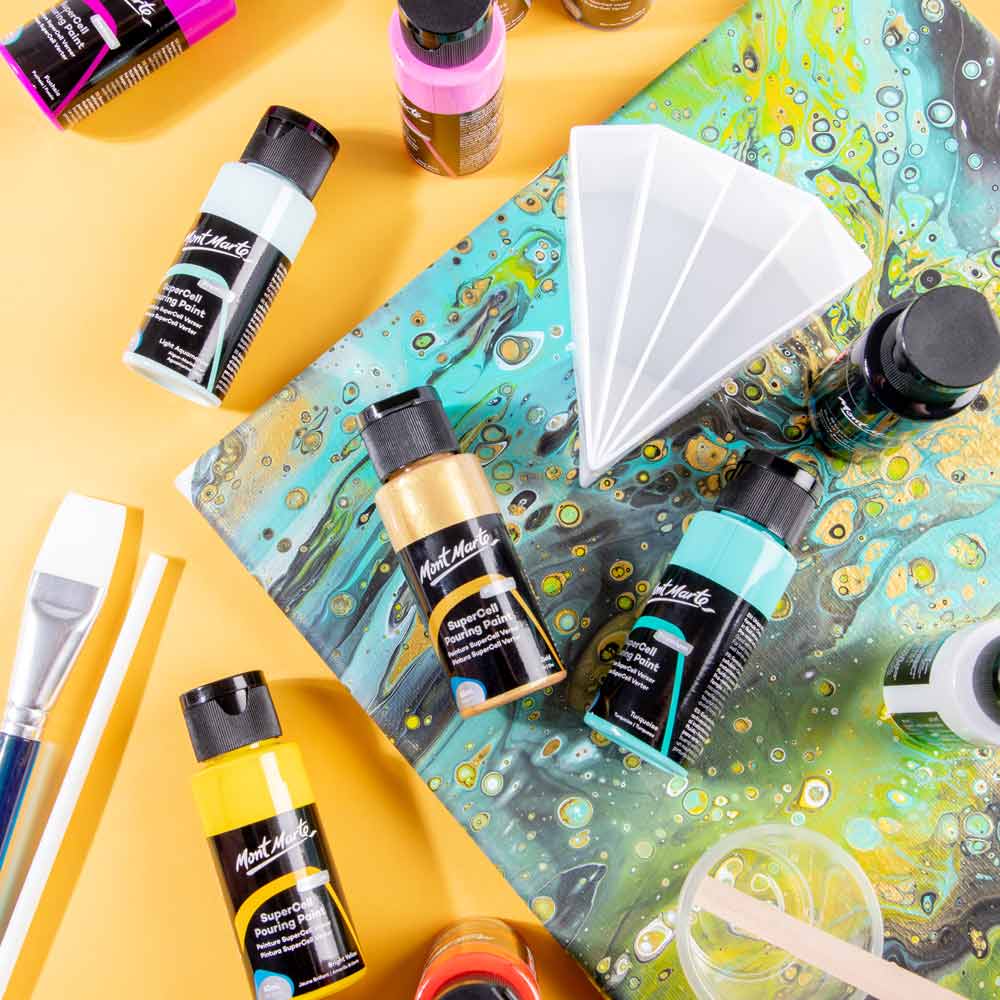 SuperCell Pouring Paint Kit Premium 67pc - Image 10