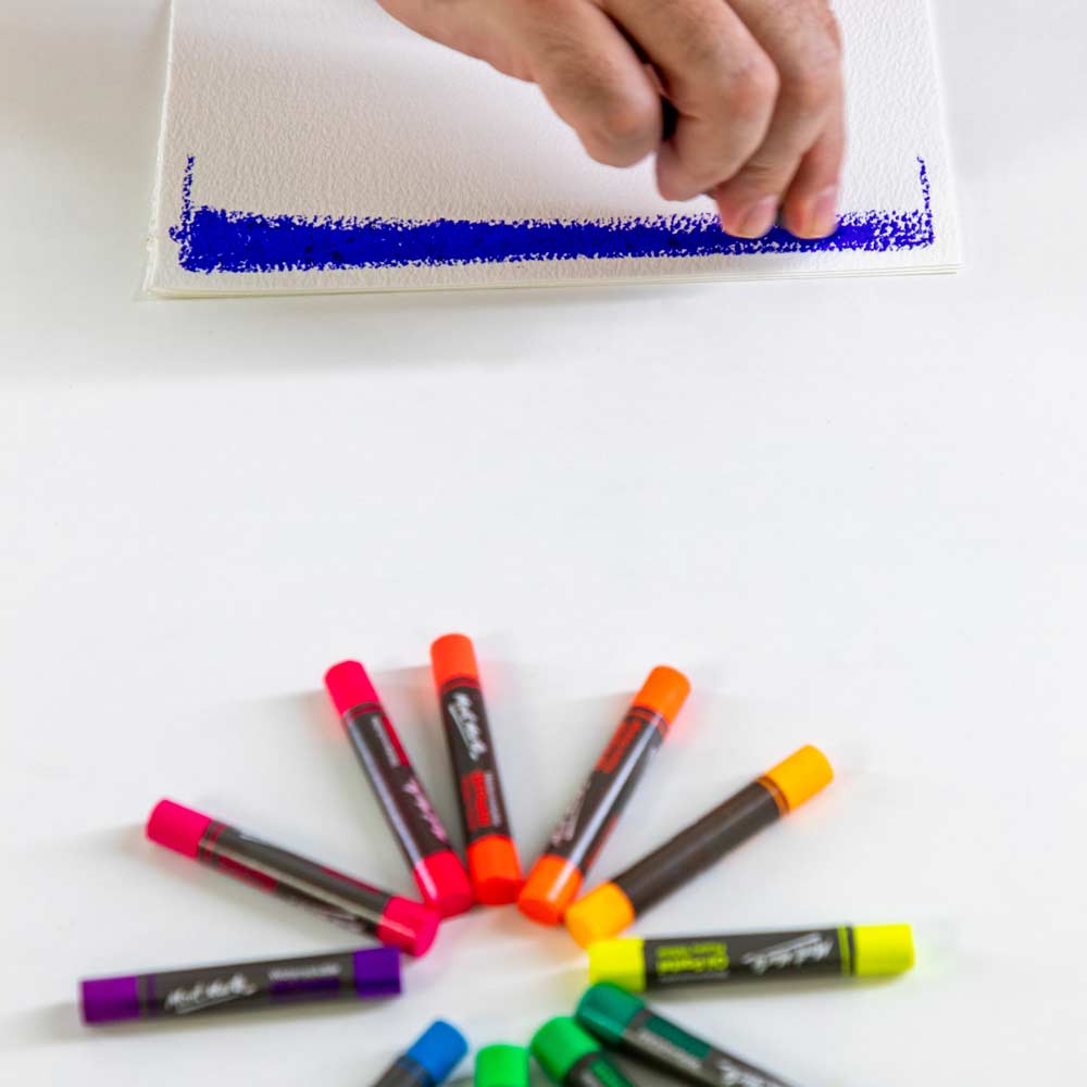 Watersoluble Fluoro Oil Pastels Signature 12pc - Image 5