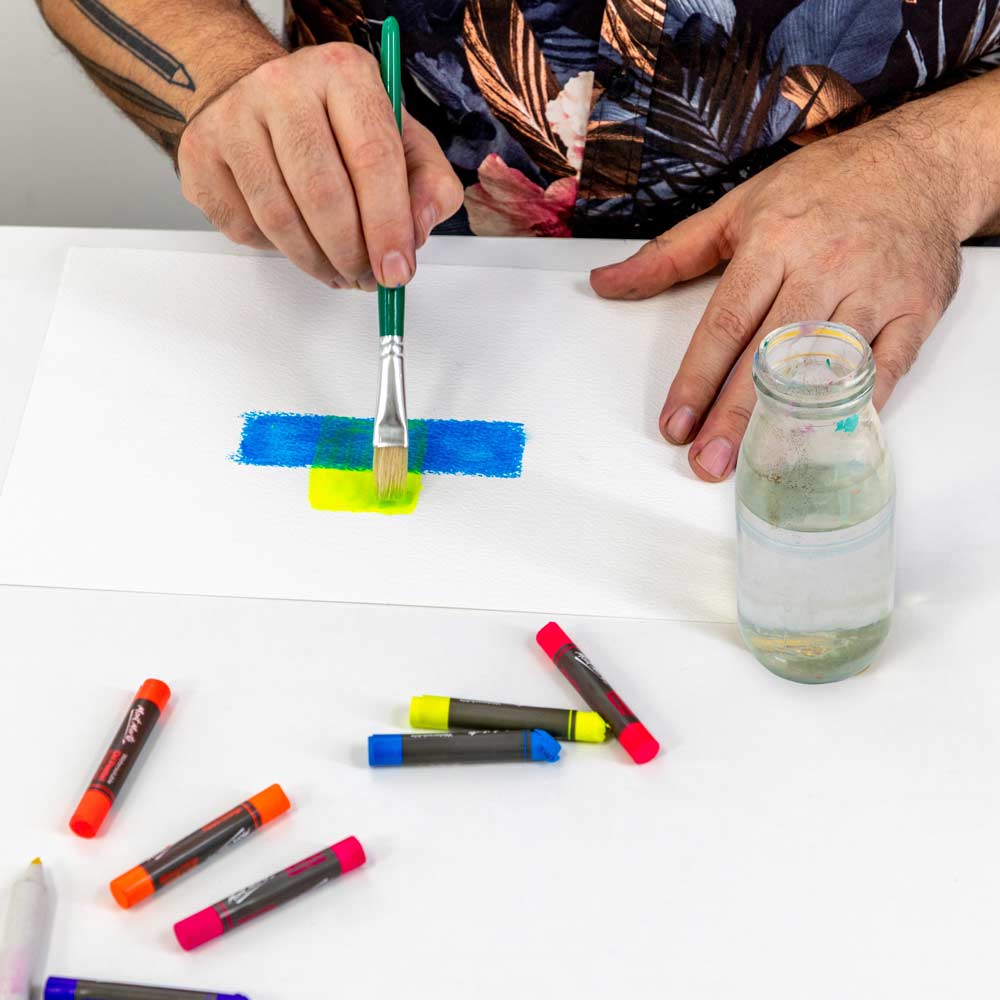 Watersoluble Fluoro Oil Pastels Signature 12pc - Image 6