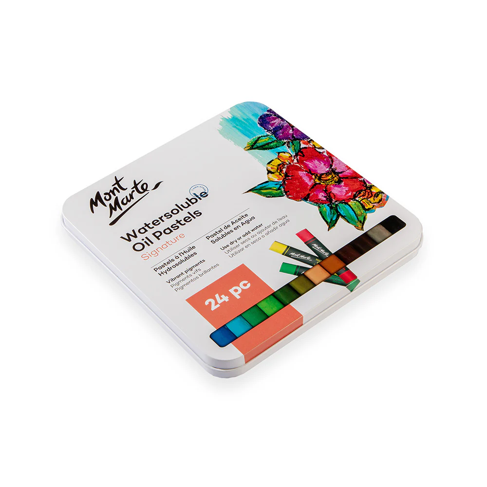 Watersoluble Oil Pastels in Tin Box Signature 24pc - Image 3