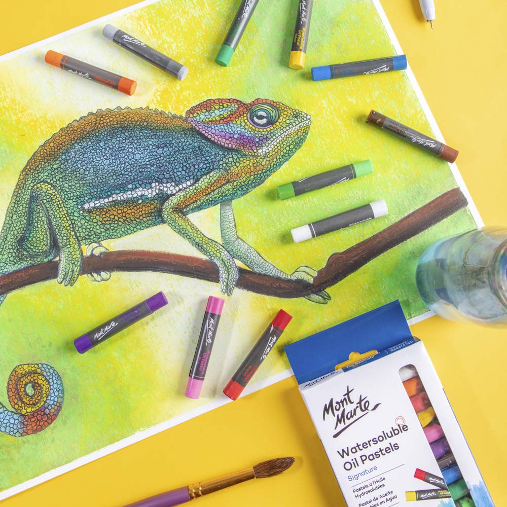 Watersoluble Oil Pastels Signature 12pc - Image 10