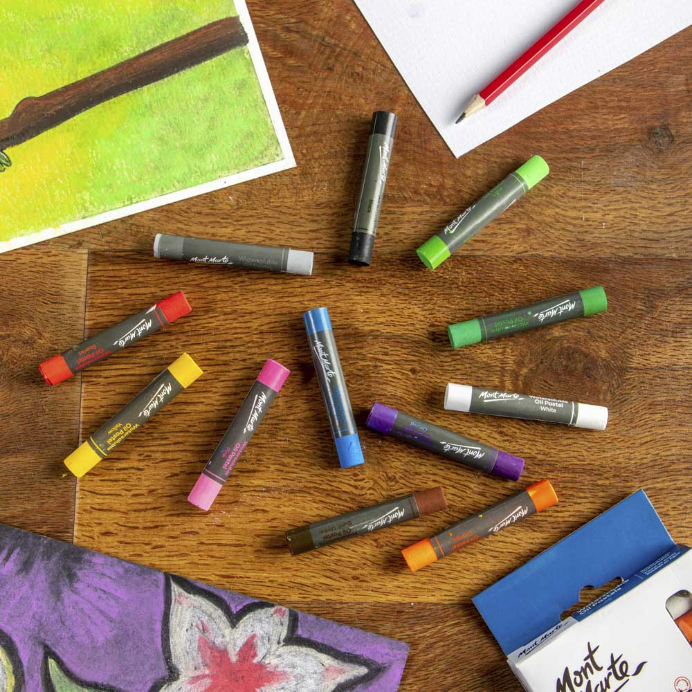 Watersoluble Oil Pastels Signature 12pc - Image 11