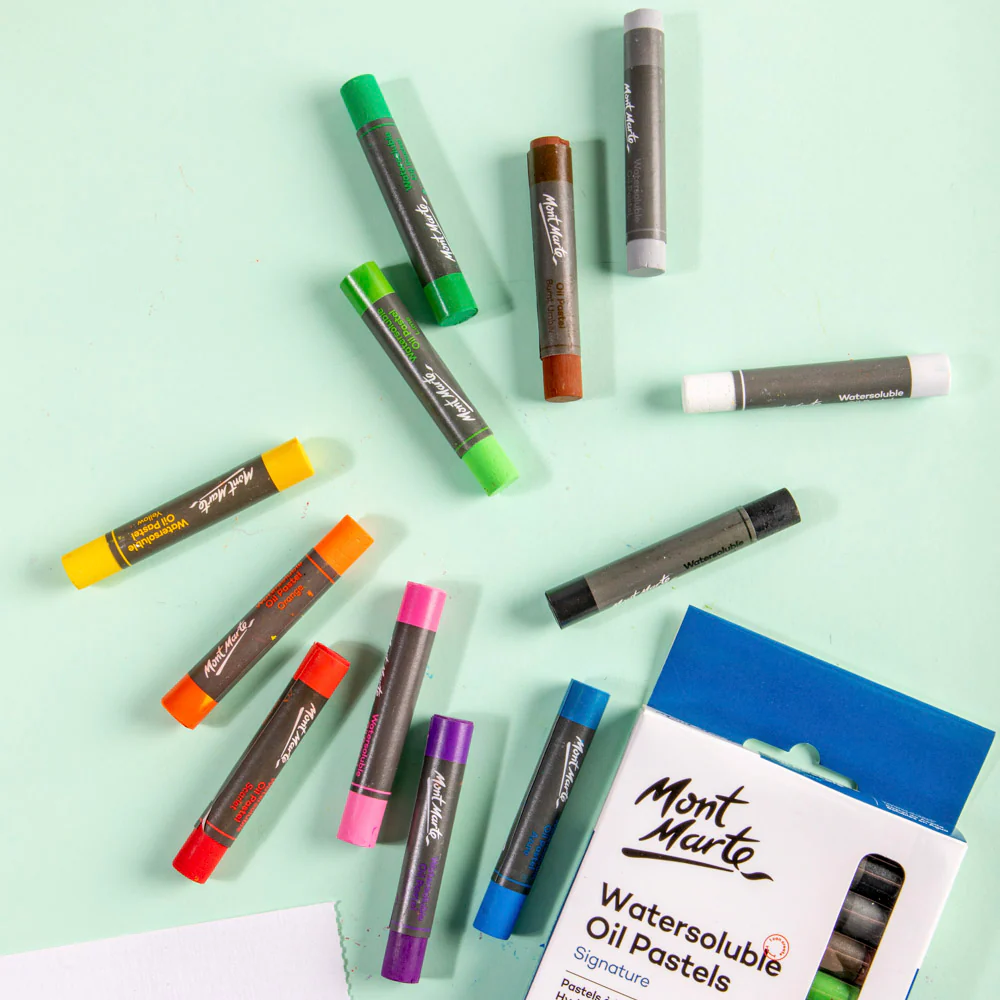 Watersoluble Oil Pastels Signature 12pc - Image 9