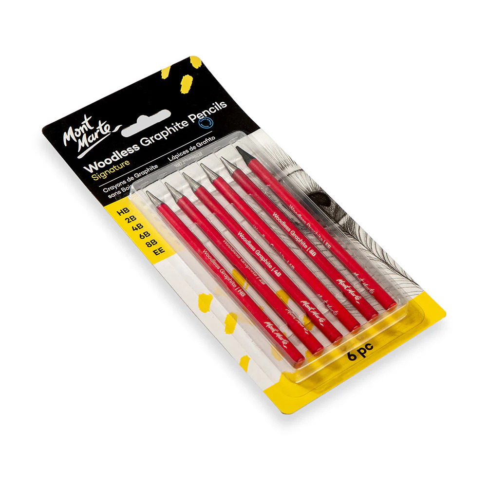 Woodless Graphite Pencils Signature 6pc - Image 3