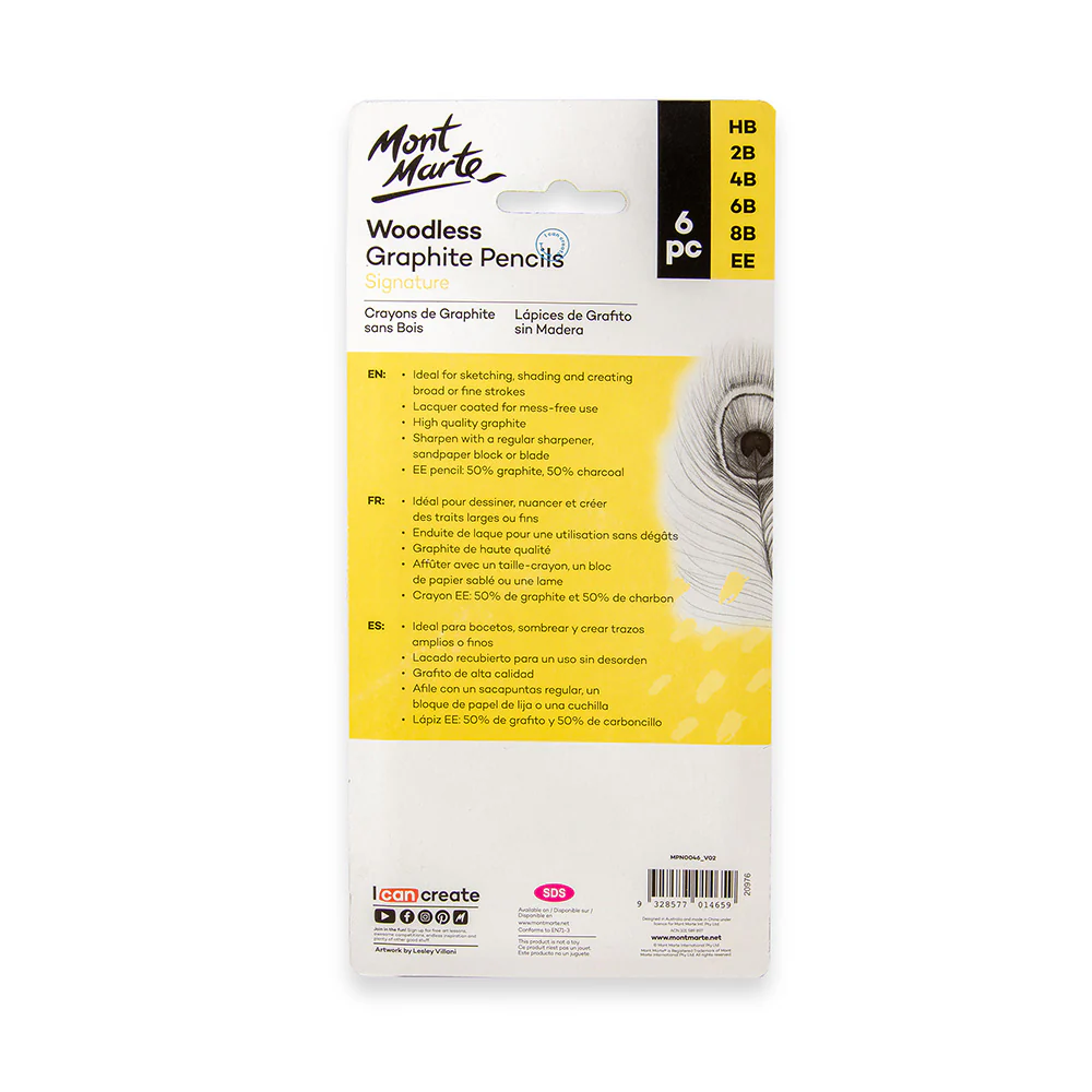 Woodless Graphite Pencils Signature 6pc - Image 4
