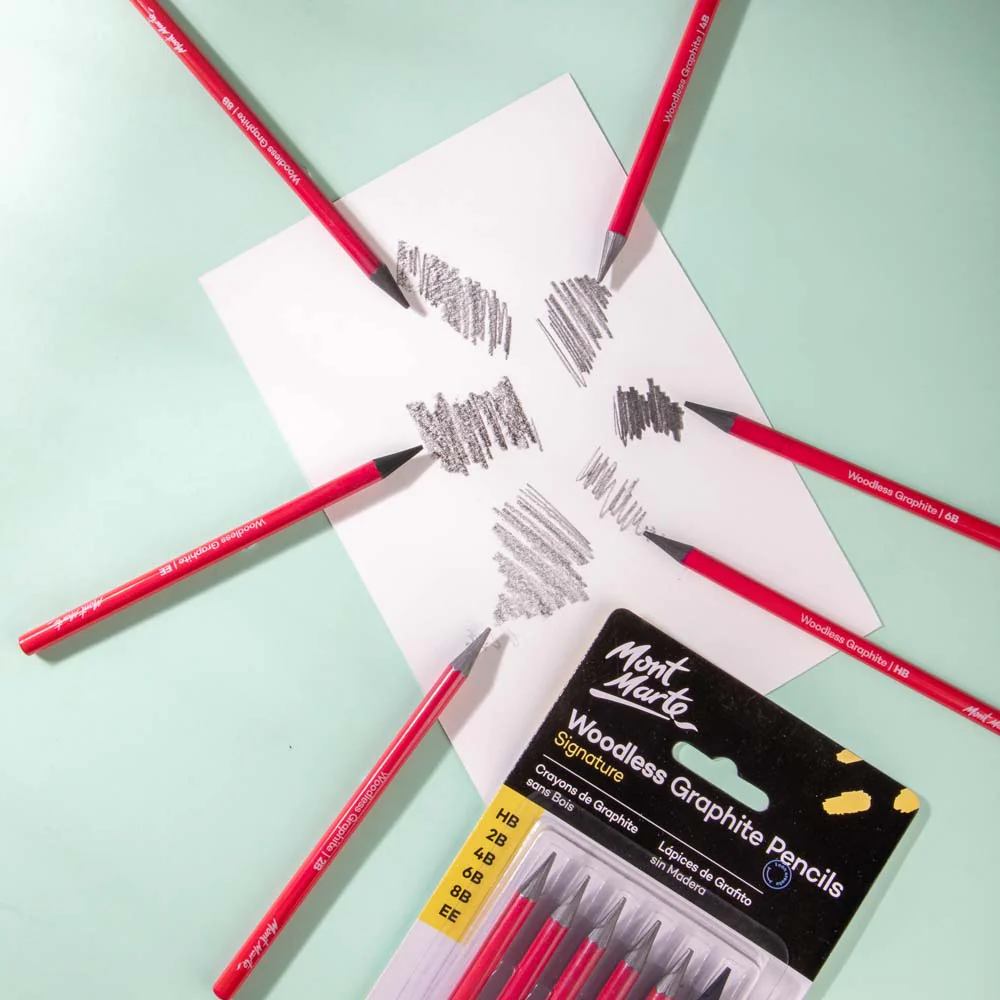 Woodless Graphite Pencils Signature 6pc - Image 5