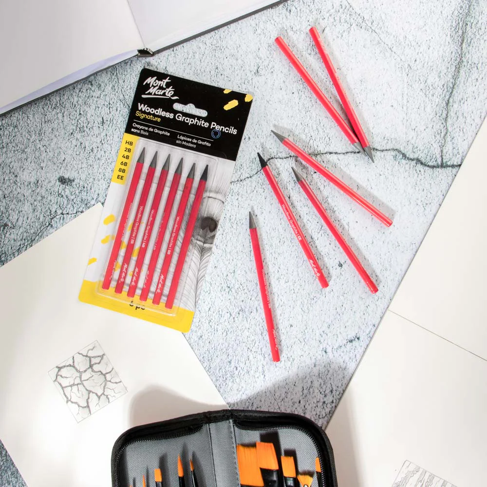 Woodless Graphite Pencils Signature 6pc - Image 8